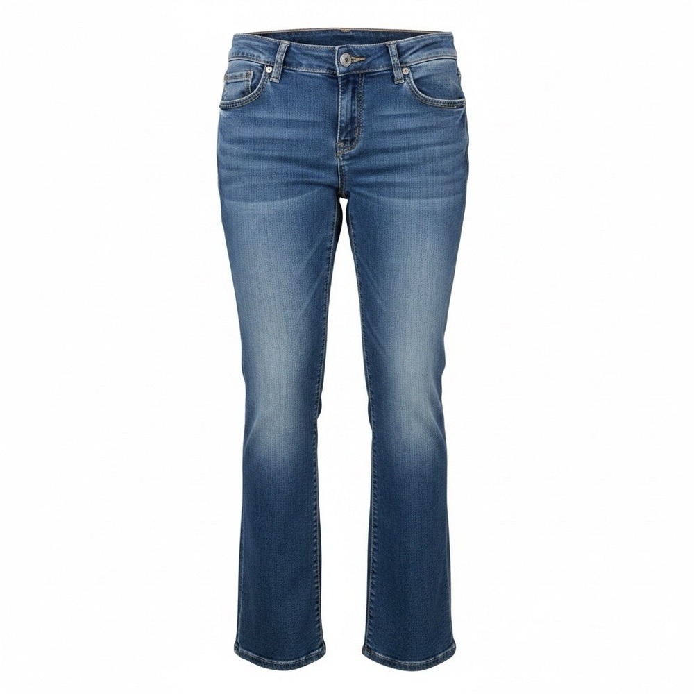 Maurices Bootcut Jeans Women's 11/12 Long Classic Medium Wash Contrast Stitch